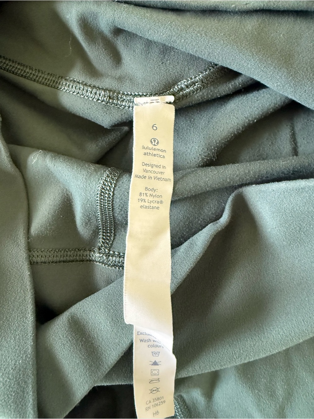 lululemon athletica Women's Leggings in Olive Green